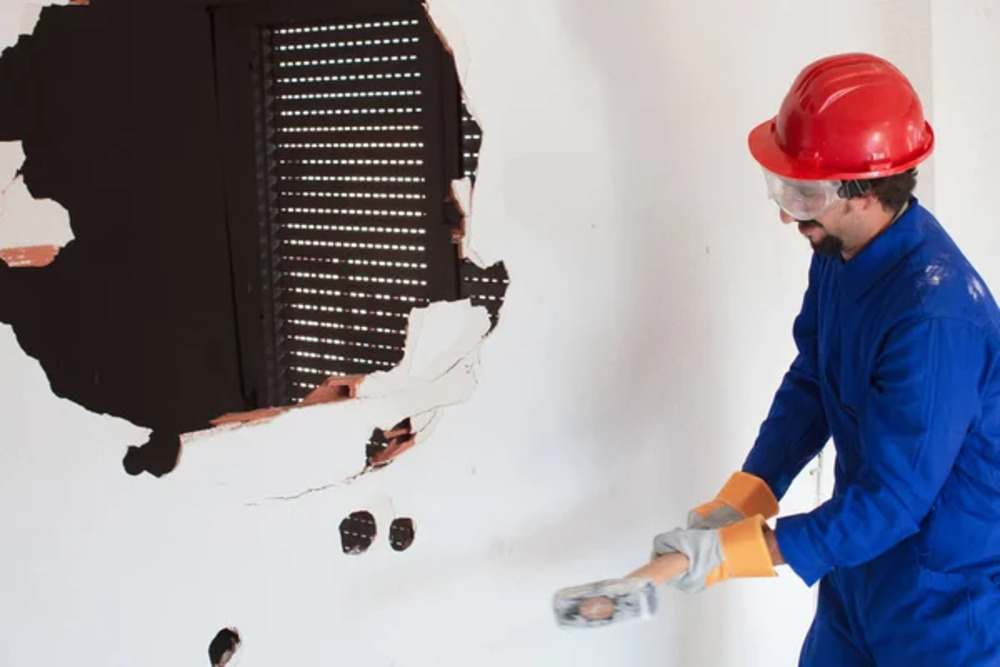 Drywall damage assessment